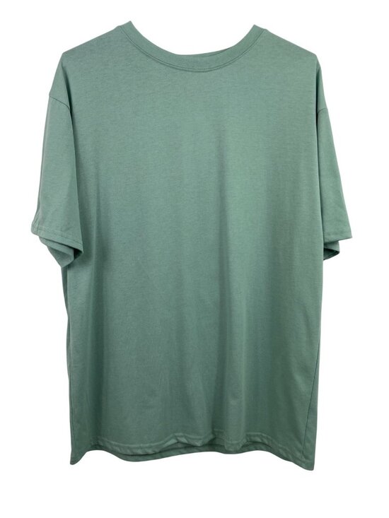 CSDAJIO Tops - CSDAJIO Womens Size Medium Green Short Sleeve Graphic T -Shirt Love Your Self